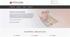 Desktop Screenshot of mittensrike.se